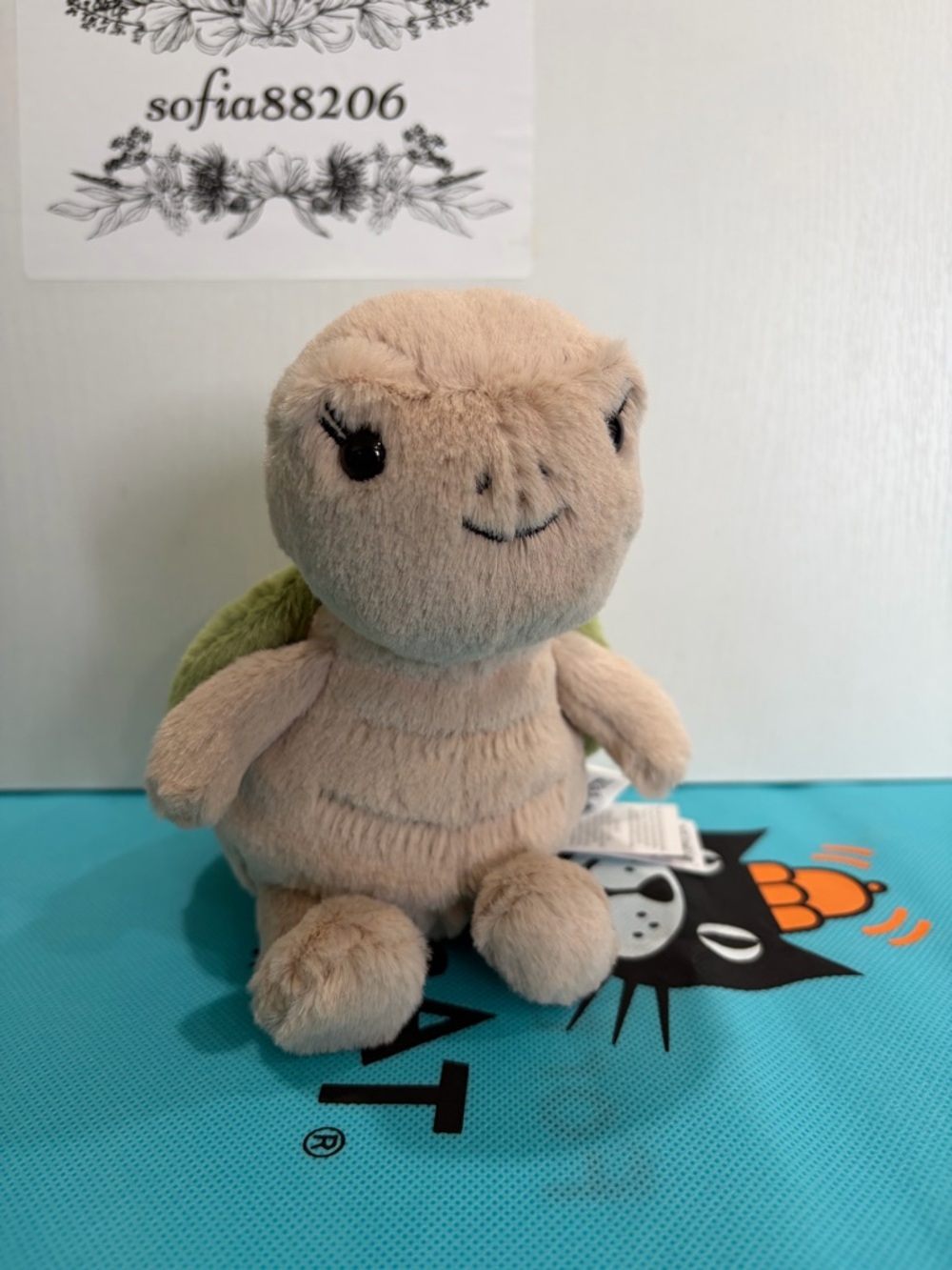 Jellycat THIMBLE TURTLE - SMALL 5" - Authentic - New with Tags + Tag Protector
